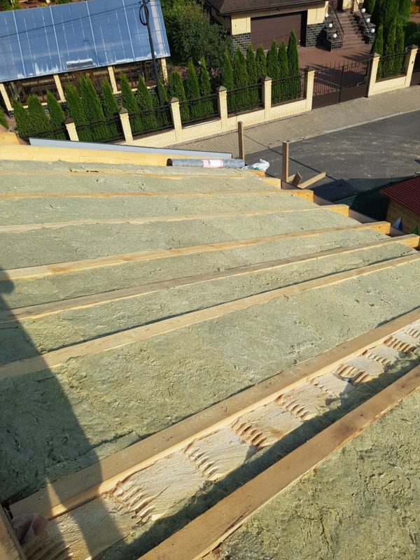 Утепление крыши частного дома в Витебске