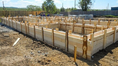 Ленточный фундамент в Витебске