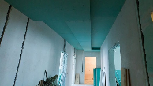 Монтаж гипсокартона на потолок в Витебске