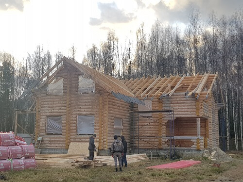 Монтаж кровли из металлочерепицы в Витебске