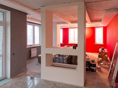 Монтаж перегородок из гипсокартона в Витебске