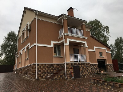 Наружная отделка дома в Витебске