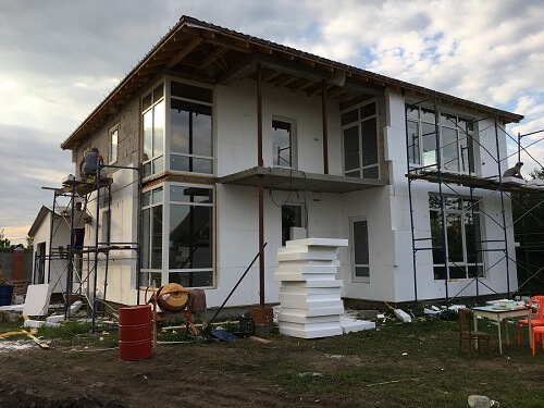 Утепление пенопластом наружных стен в Витебске
