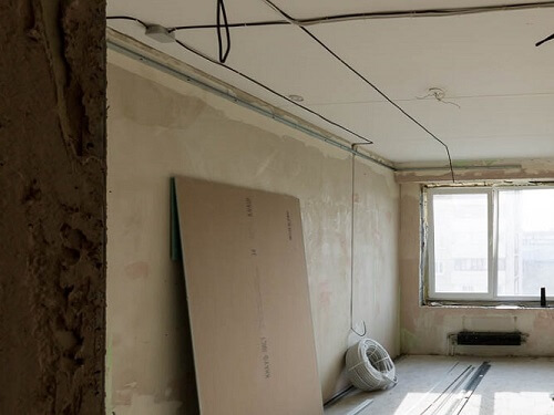 Выравнивание стен гипсокартоном в Витебске