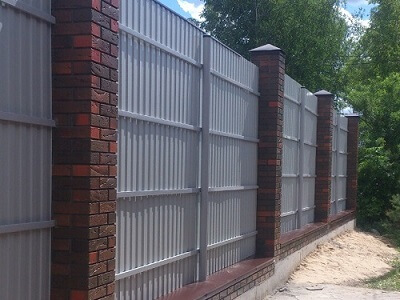 Забор из профнастила в Витебске